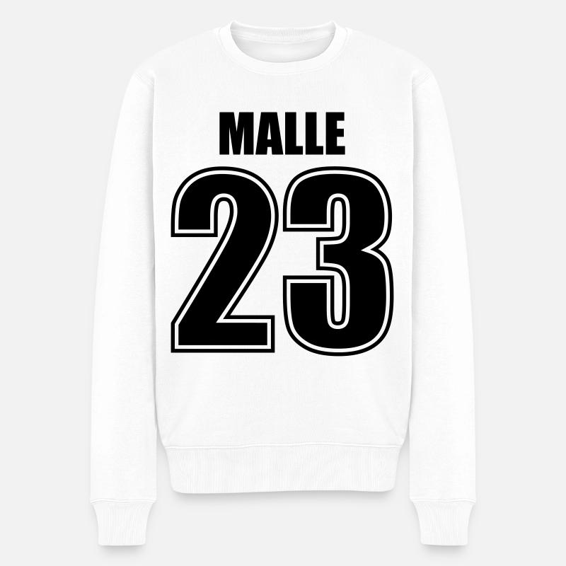 Malle 23 - Pull Premium bio Homme - blanc
