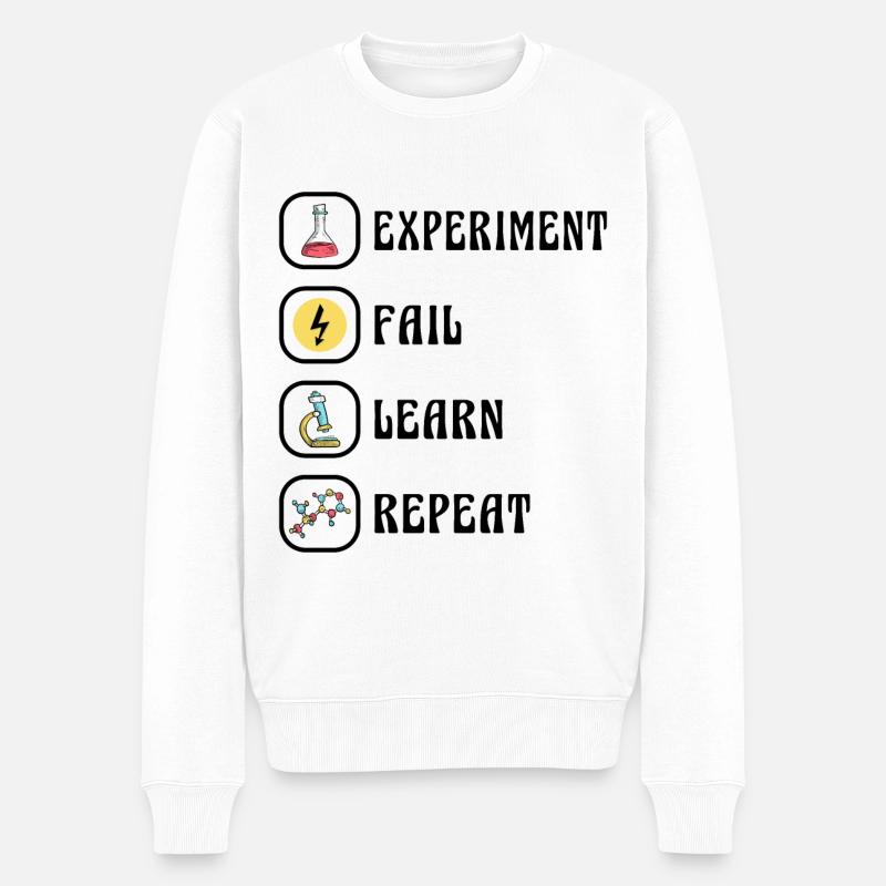 Science, Physique, Chimie, Expérience - Pull Premium bio Homme - blanc