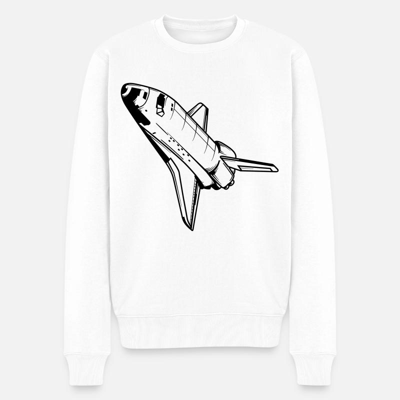 Spaceship Spaceshuttle Astronaut NASA Spaceflight - Men's Premium Organic Jumper - white