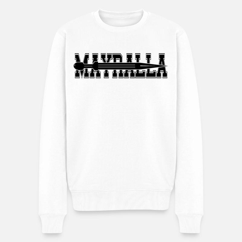 MAYRALLA - Männer Premium Bio Pullover - Weiß