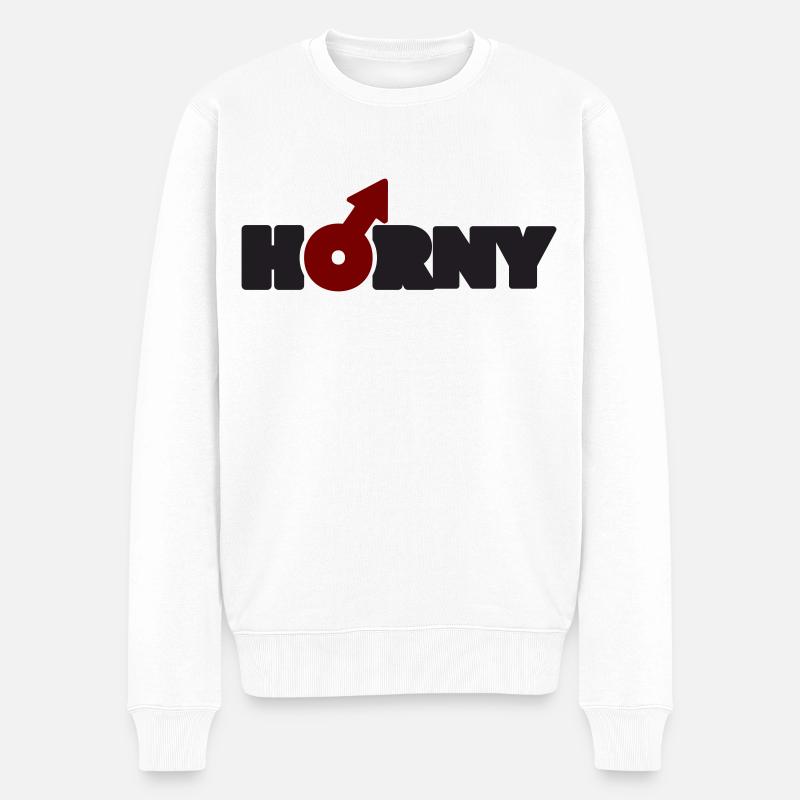 Corné - Pull Premium bio Homme - blanc