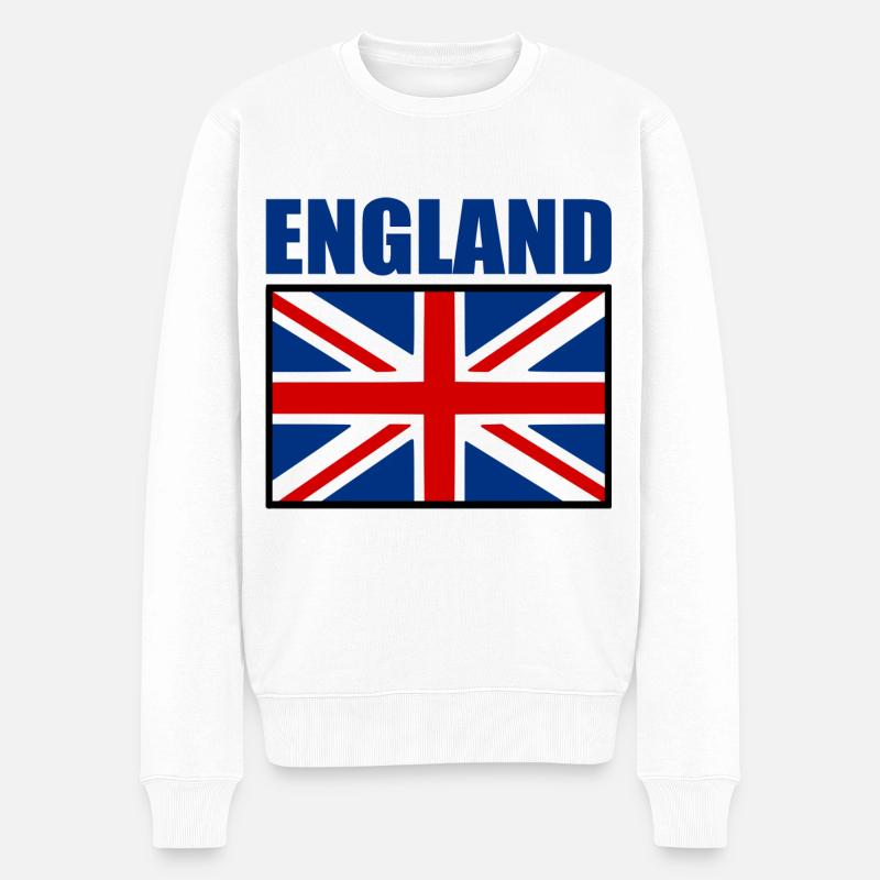 angleterre - Pull Premium bio Homme - blanc