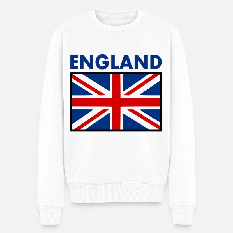 angleterre - Pull Premium bio Homme - blanc