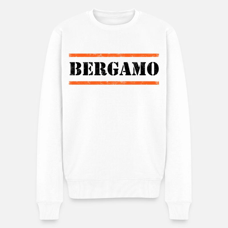 Bergame - Pull Premium bio Homme - blanc