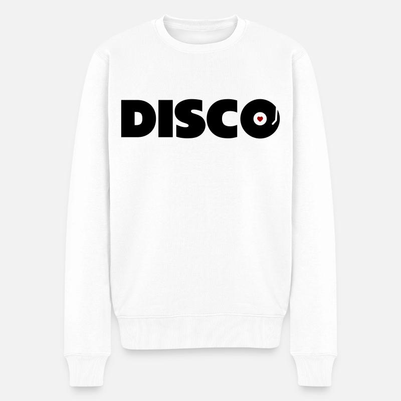 Discothèque - Pull Premium bio Homme - blanc