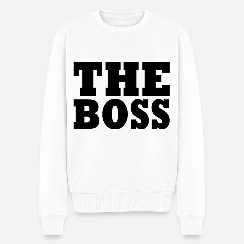 The boss - Pull Premium bio Homme - blanc