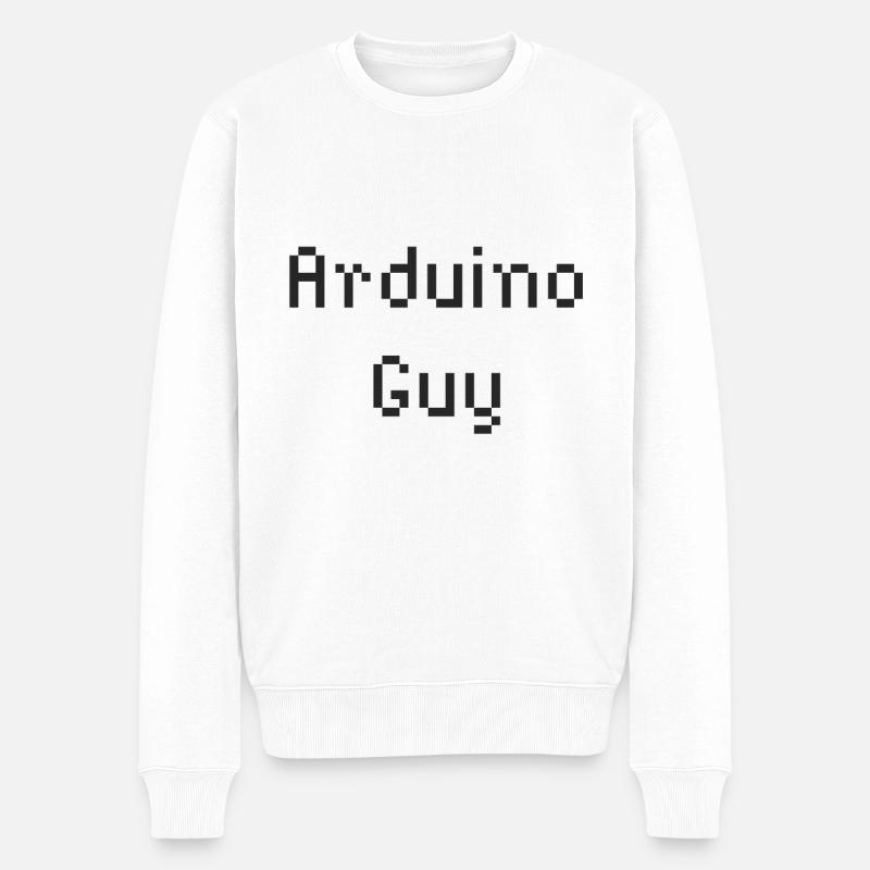 Arduino Guy - Pull Premium bio Homme - blanc