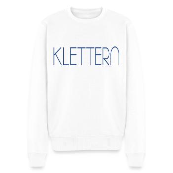 klettern - Männer Premium Bio Pullover - Weiß - Vorne - Thijin (182cm)