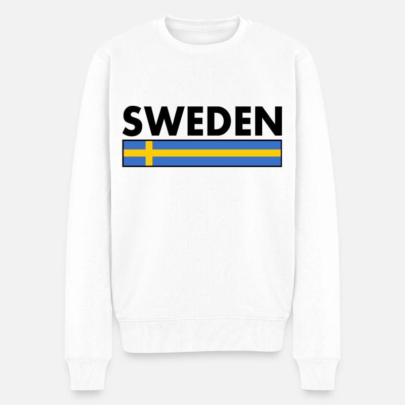 Suède - Pull Premium bio Homme - blanc