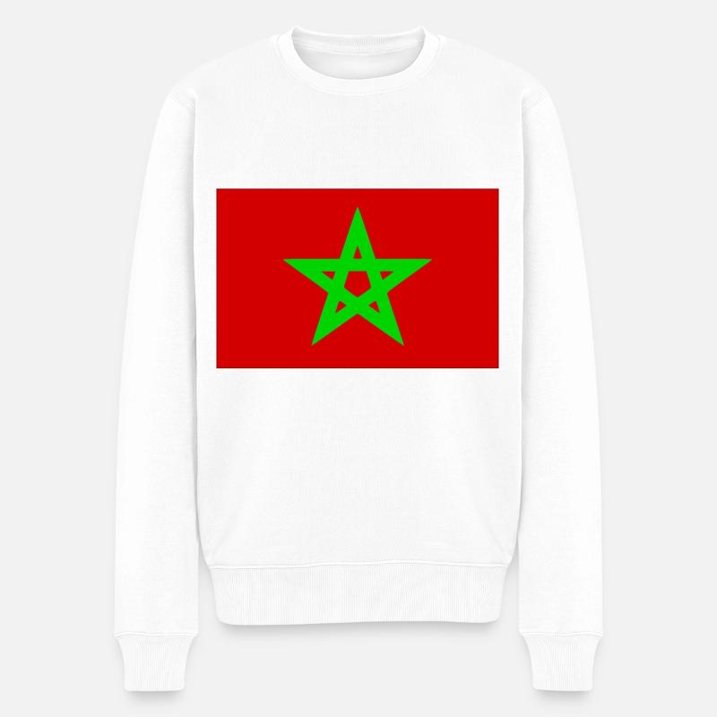 Maroc - Pull Premium bio Homme - blanc