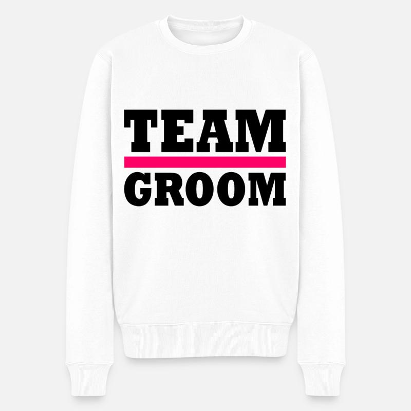 Team groom - Pull Premium bio Homme - blanc