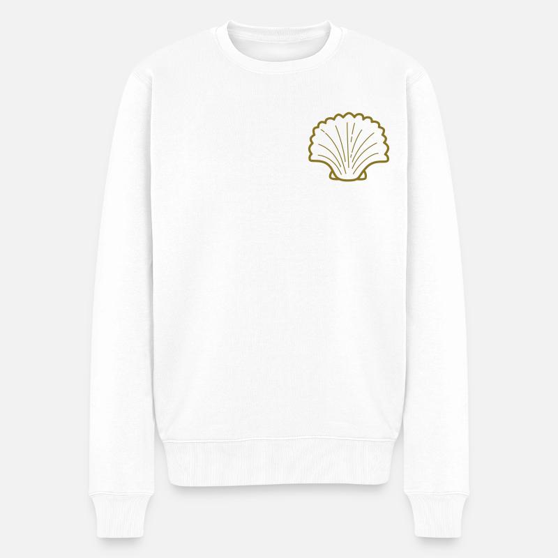 CII : Moule II - Pull Premium bio Homme - blanc