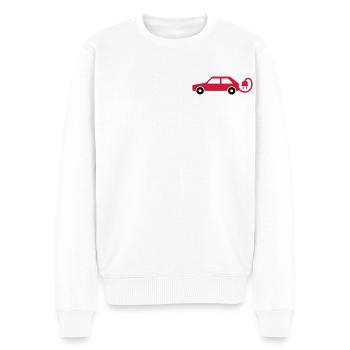 E-CAR - Pull Premium bio Homme - blanc - Devant - Thijin (182cm)