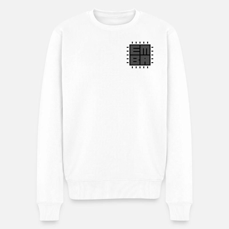 EMBA firmware analyzer - Männer Premium Bio Pullover - Weiß