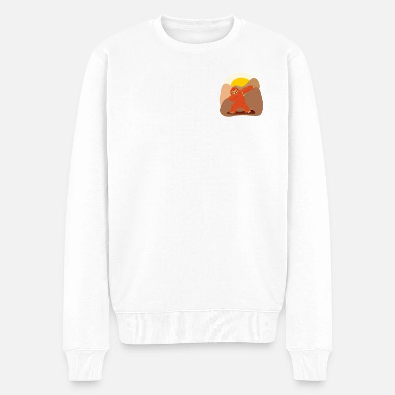 Sloths Dabbing - Pull Premium bio Homme - blanc