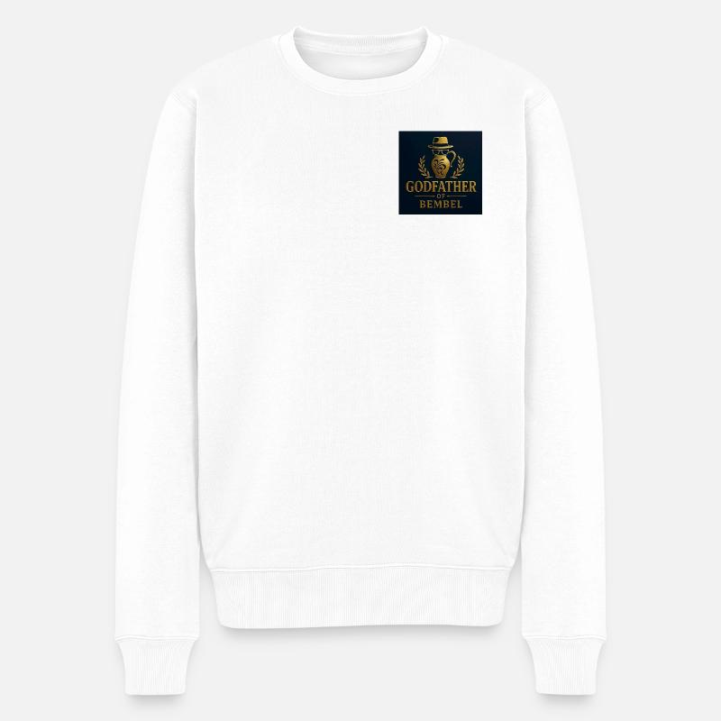 Godfather of Bembel - Männer Premium Bio Pullover - Weiß