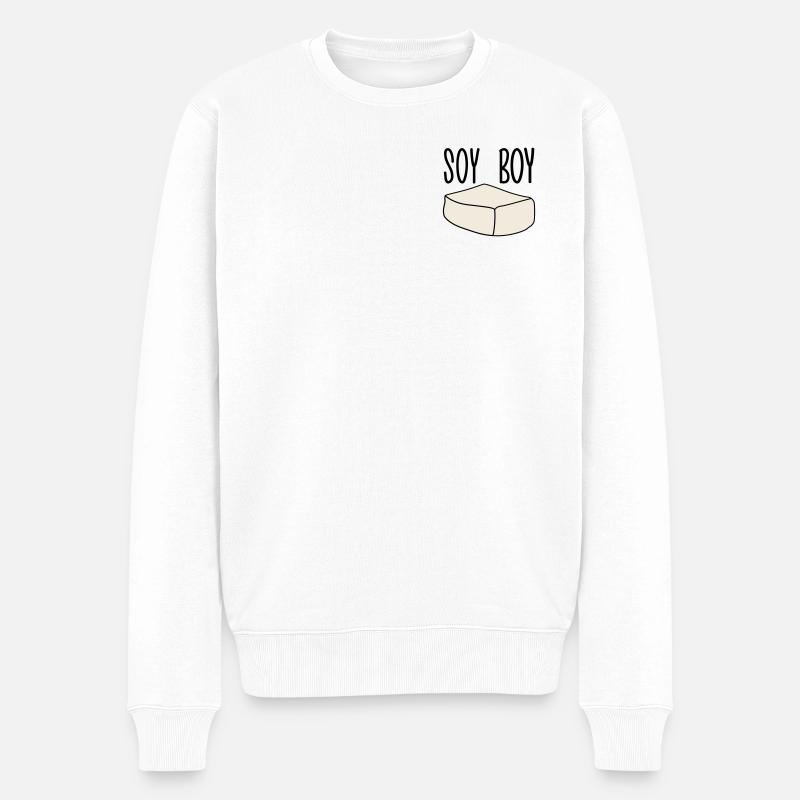 GARÇON DE SOJA - Pull Premium bio Homme - blanc