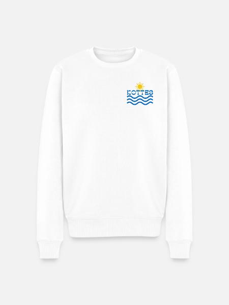 Kottes Sun Waves - Men's Premium Organic Jumper - white