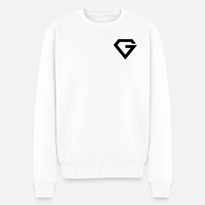 gr33dy_Vektor - Pull Premium bio Homme - blanc