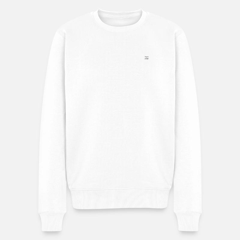 Bücher > Personen - Männer Premium Bio Pullover - Weiß