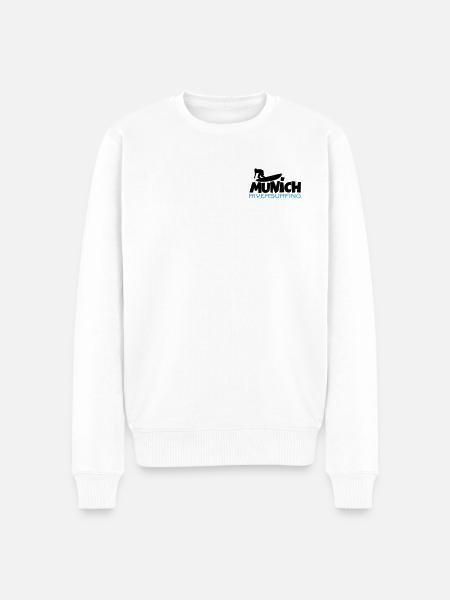 Munich Riversurfing München Surfer - Männer Premium Bio Pullover - Weiß