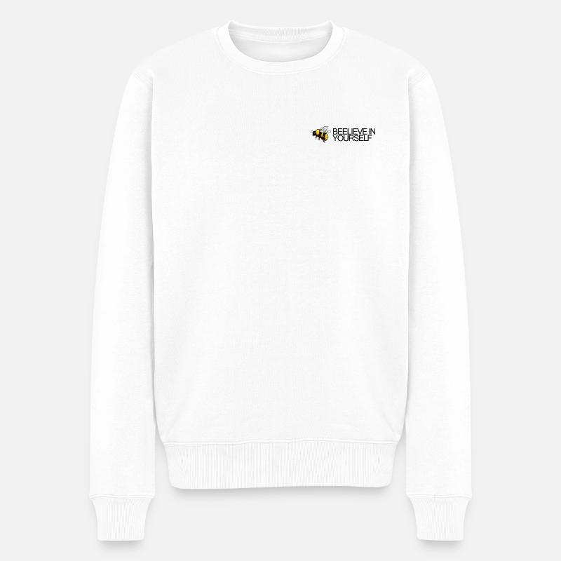 Bumblebee - Croyez-vous en vous - Pull Premium bio Homme - blanc