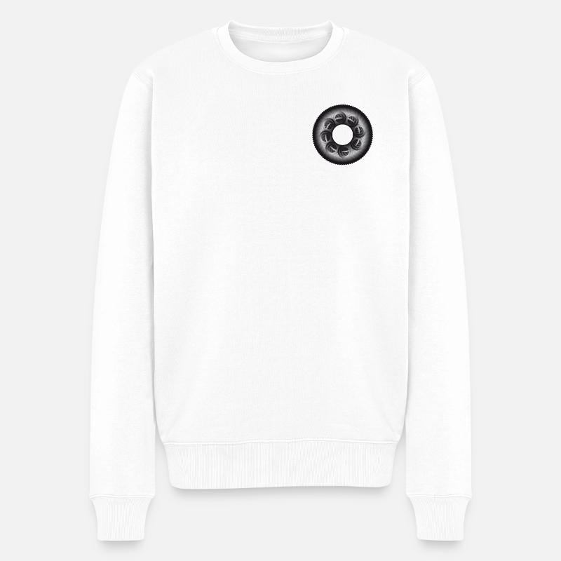 Pignon | Cercle - Pull Premium bio Homme - blanc