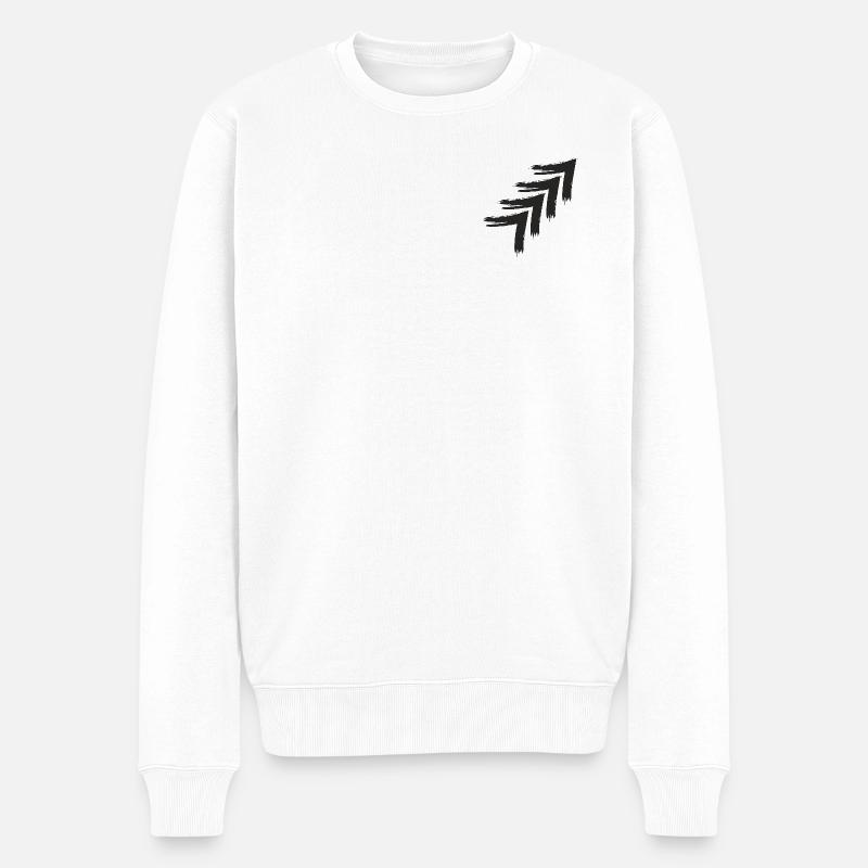 Arrow Studios - Pull Premium bio Homme - blanc