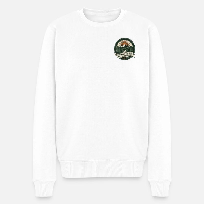 Food From The Sun - Männer Premium Bio Pullover - Weiß