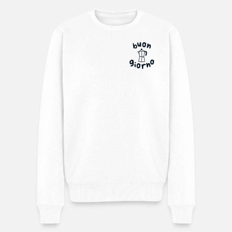 Buon Giorno - Pull Premium bio Homme - blanc