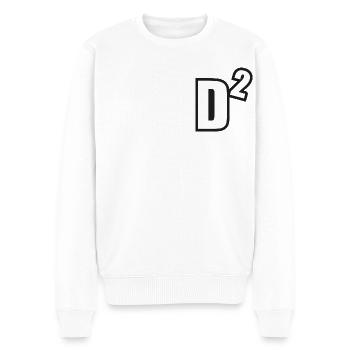 Conception D^2 - Pull Premium bio Homme - blanc - Devant - Thijin (182cm)