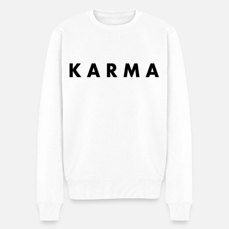 Karma - Pull Premium bio Homme - blanc