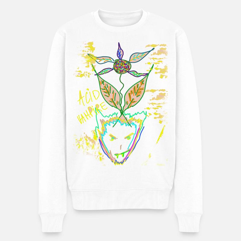 Vampire acide - Pull Premium bio Homme - blanc