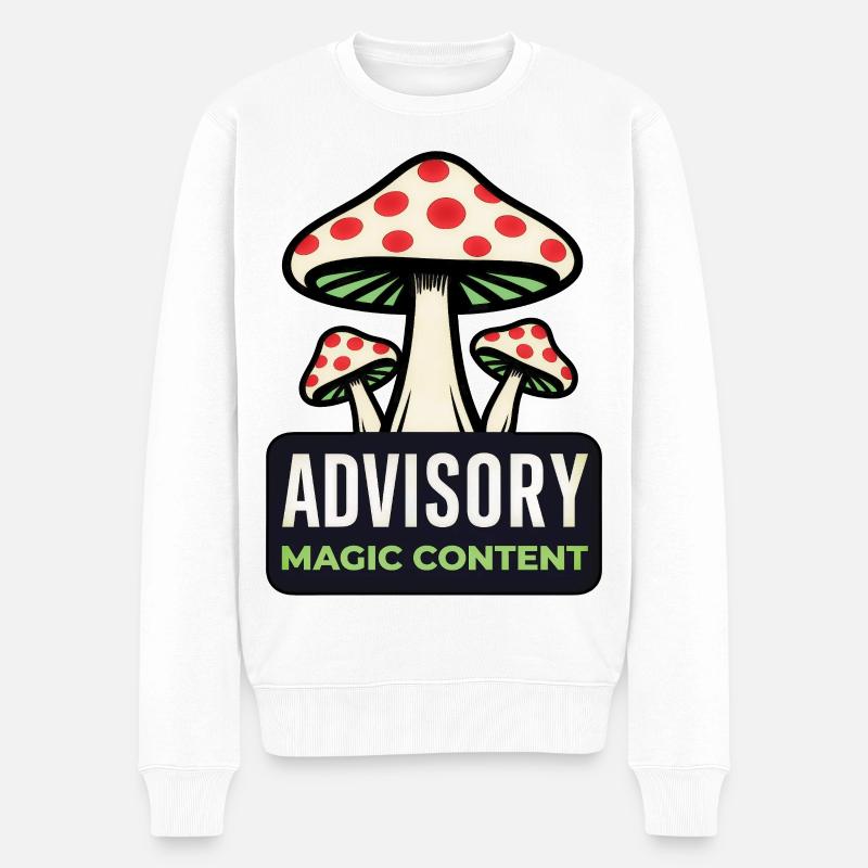 UNREALITY CONTENT - freedom & rights - Pull Premium bio Homme - blanc
