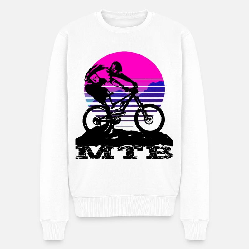 VTT - Pull Premium bio Homme - blanc