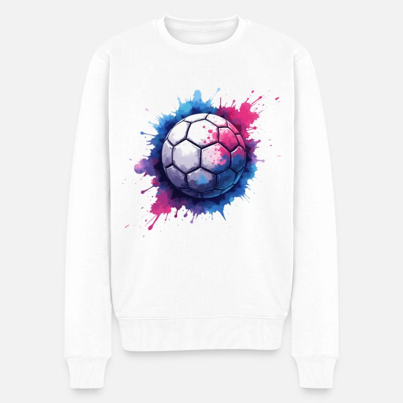 Idées cadeaux Handball - Handballs - Pull Premium bio Homme - blanc