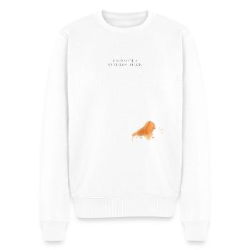 Tache de ketchup - Pull Premium bio Homme - blanc - Devant - Thijin (182cm)