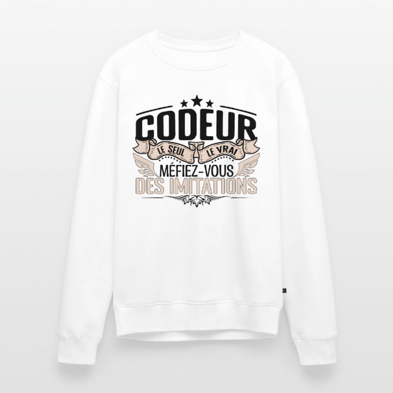 Codeur cadeau Codeur le vrai Codeur Pull Premium bio Homme