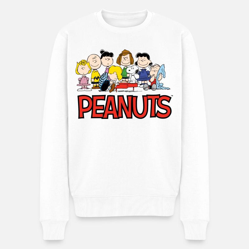Peanuts Snoopy Et Le Gang - Pull Premium bio Homme - blanc