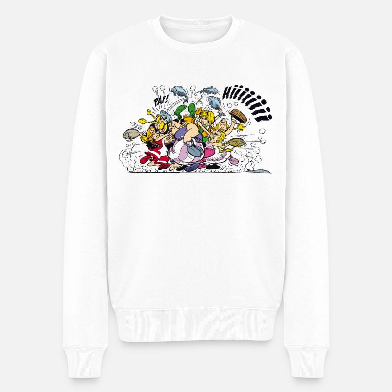 Asterix & Obelix begarre gauloise - Pull Premium bio Homme - blanc