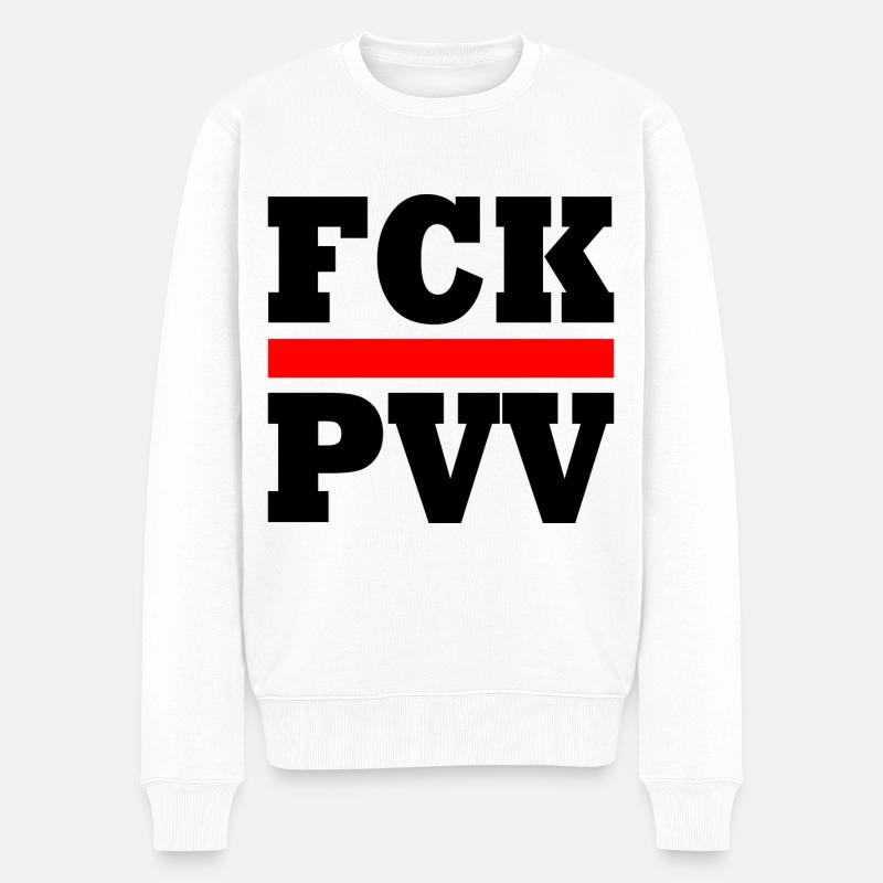 Fck pvv - Pull Premium bio Homme - blanc