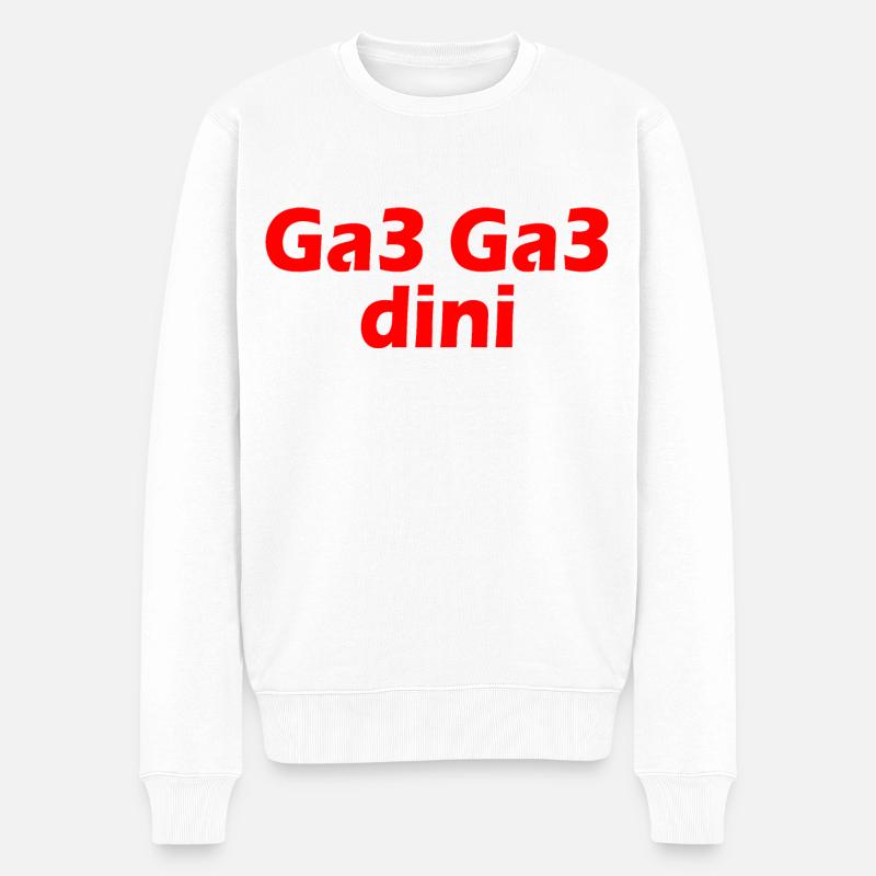 Ga3 ga3 dini - Pull Premium bio Homme - blanc