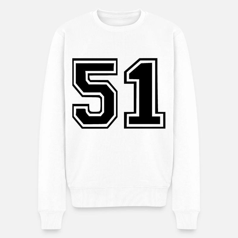 51 - Pull Premium bio Homme - blanc