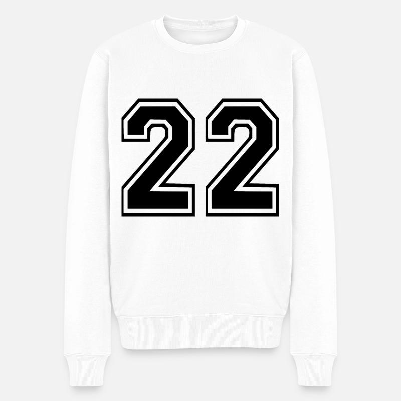 22 - Pull Premium bio Homme - blanc