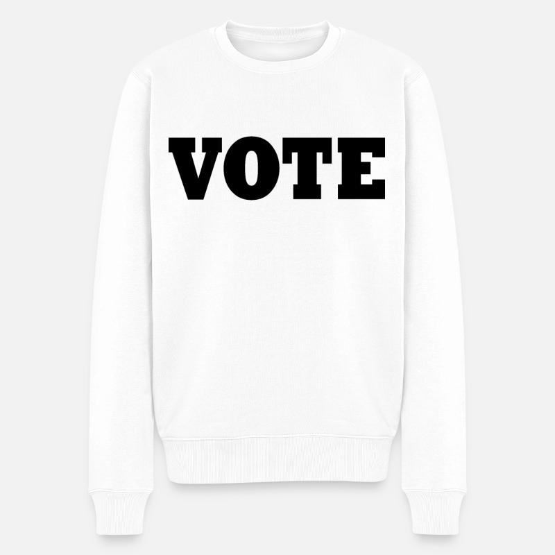 Vote - Pull Premium bio Homme - blanc