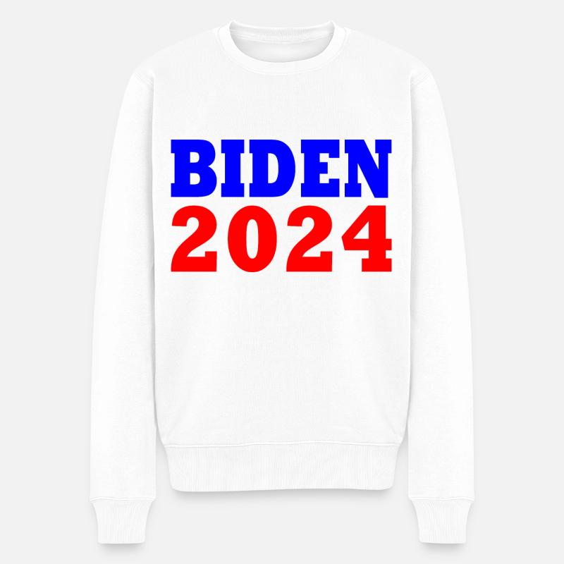 Joe biden 2024 - Pull Premium bio Homme - blanc