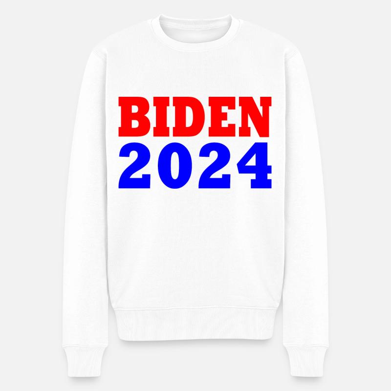 Joe Biden 2024 - Pull Premium bio Homme - blanc