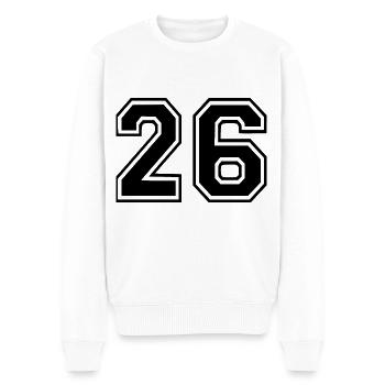 26 - Pull Premium bio Homme - blanc - Devant - Thijin (182cm)