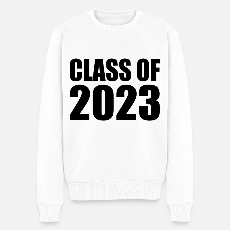 Class of 2023 - Männer Premium Bio Pullover - Weiß