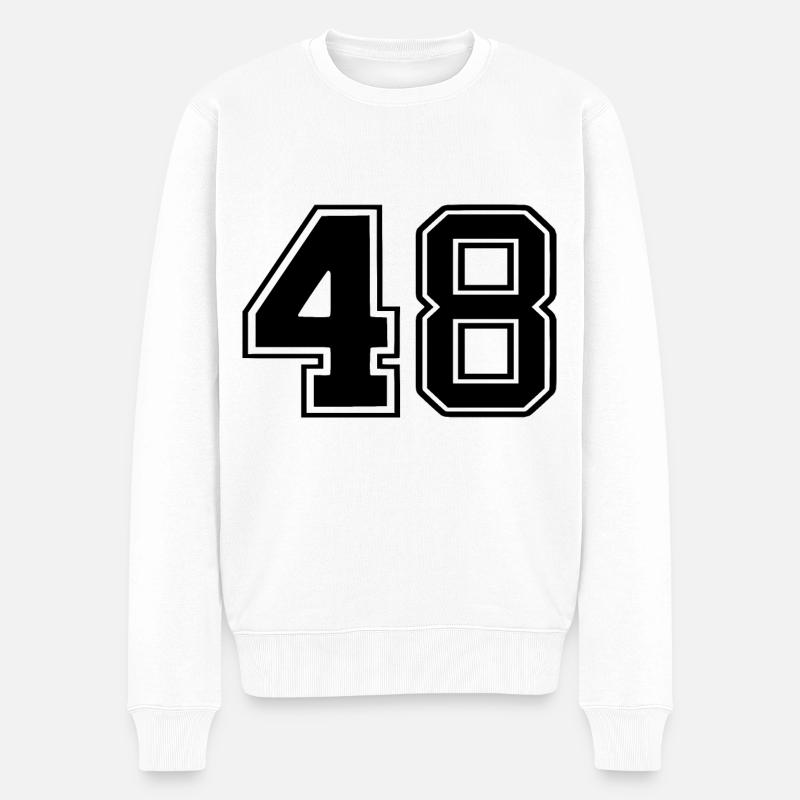 48 - Pull Premium bio Homme - blanc